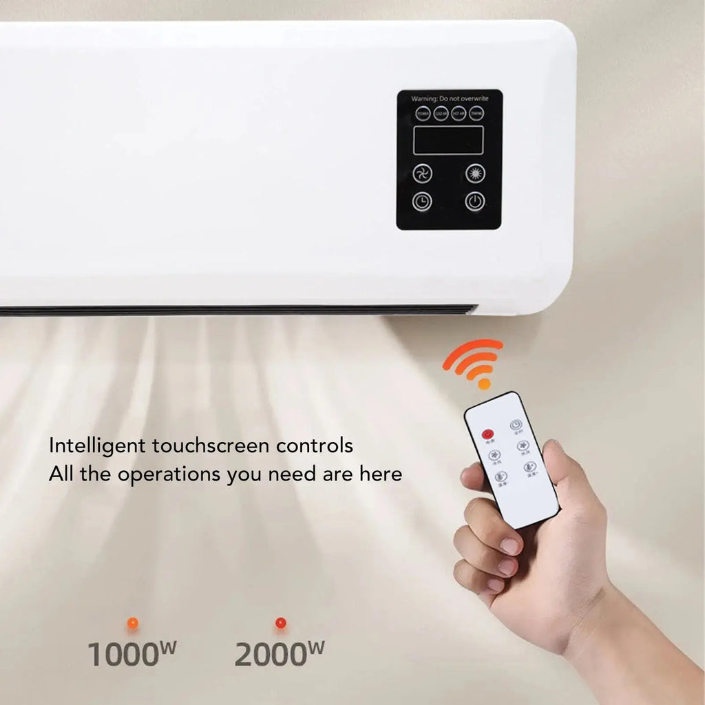 Wall Mount Portable Conditioner  Room Cold and Warm Wall Mounted Conditioner Adjustable Energy Saving for Office Smart_Life_Tech
