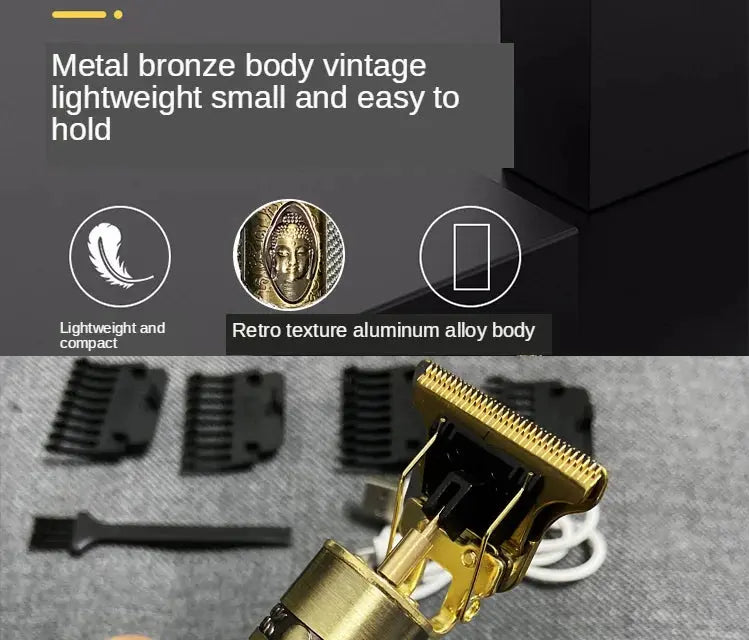 T9 Hair Clipper Repair Beard Shaving Body Hair Trimmer Clippers Electric Machine Men Haircut Machine 0mm Barber Shaver Smart_Life_Tech