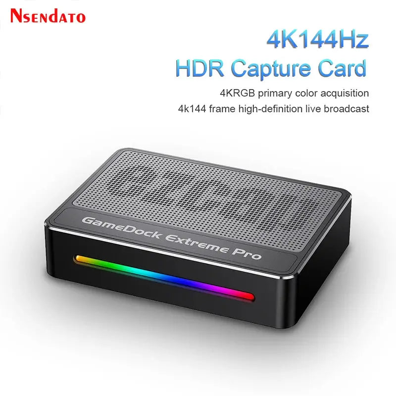 Ezcap401 Gamedock Extreme Pro USB 3.2 Type C 4Kp30 HDMI2.1 HDR Video Capture Card with 3.5mm HDMI Game Video Recorder For PC TV Smart_Life_Tech