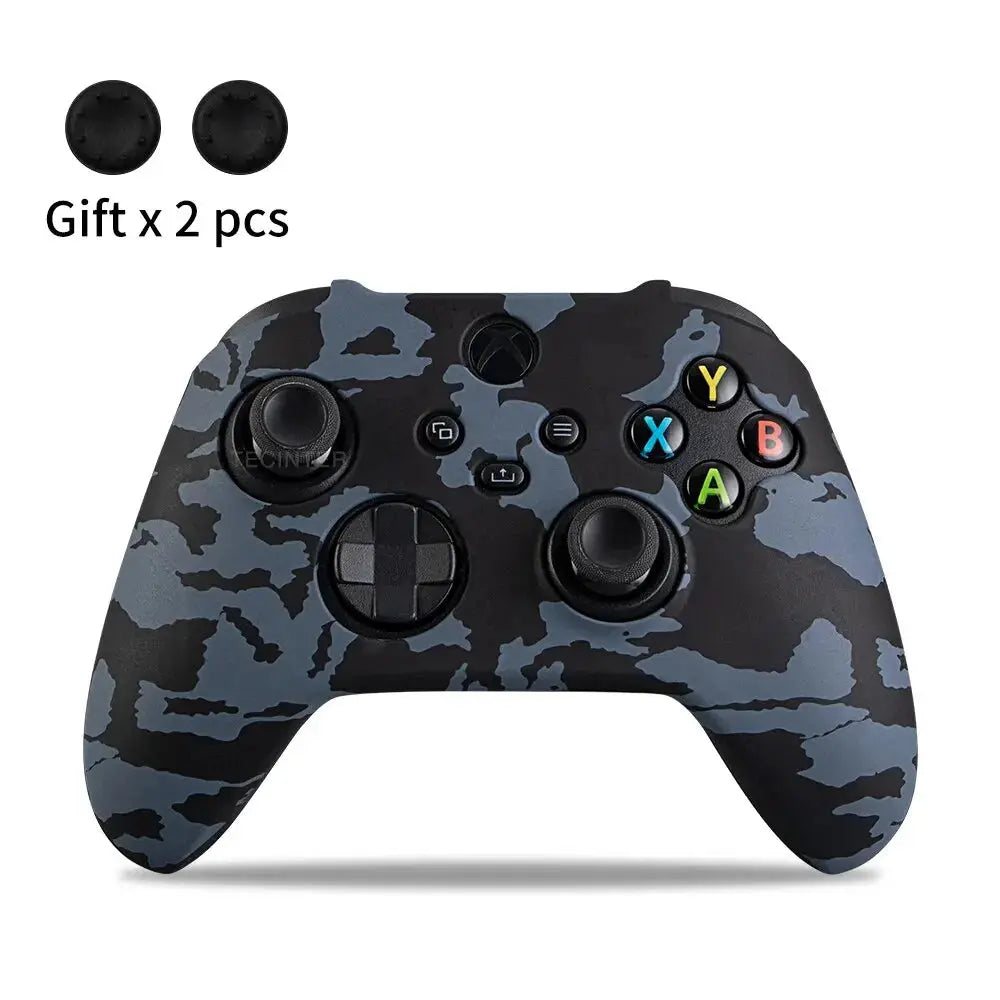 Soft Silicone Case For Xbox Series X/S Controller Protective Skin Gamepad Accessories Thumb Grips Caps Joystick Cover Shell Smart_Life_Tech