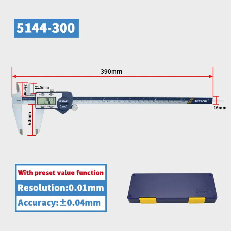 150/200/300mm Electronic Digital Caliper With Extra Large LCD Screen Digital Vernier Caliper Micrometer Paquimetro Digital