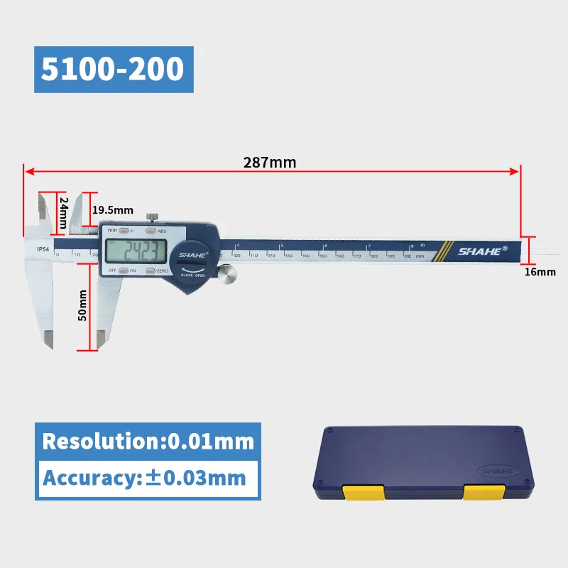 150/200/300mm Electronic Digital Caliper With Extra Large LCD Screen Digital Vernier Caliper Micrometer Paquimetro Digital