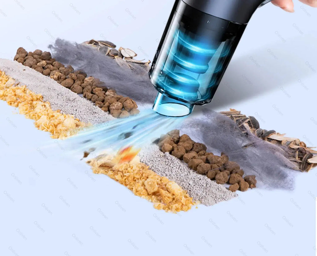 SZUK 2025 Car Vacuum Cleaner New Mini Vacuum Cleaner Strong Suction Wireless Portable Cleaner Handheld vacuum Cleaner for car Smart_Life_Tech