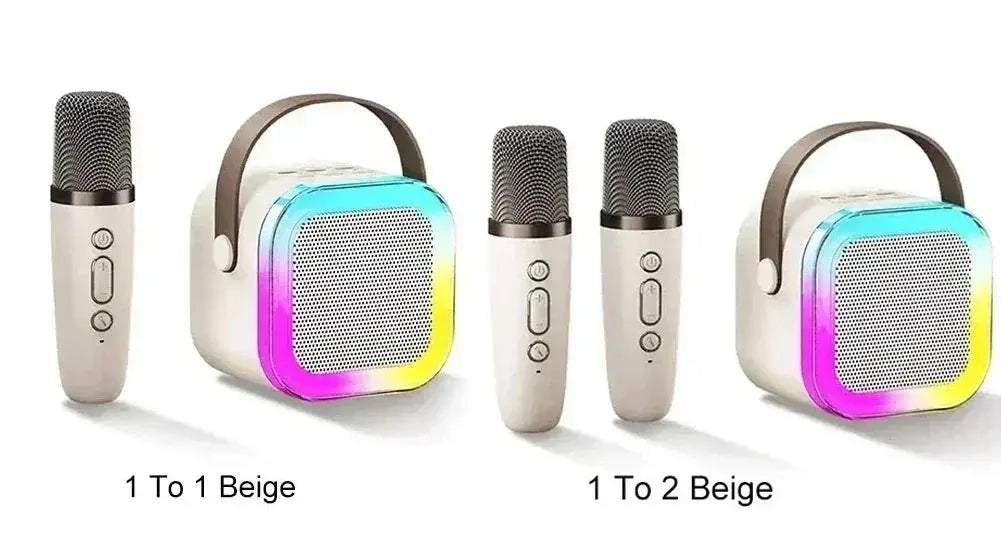 NEW Hot K12 Bluetooth Speaker Portable Home Cute Karaoke Mini Wireless Audio with Microphone K Song Family Singing Machine Smart_Life_Tech