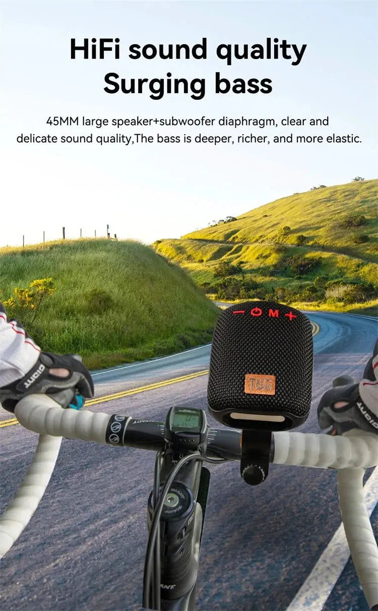 TG392 Outdoor Bicycle Bluetooth Speaker Portable Wireless Sound Box Rechargeable Handlebar Speaker Waterproof Bluetooth Speaker Smart_Life_Tech