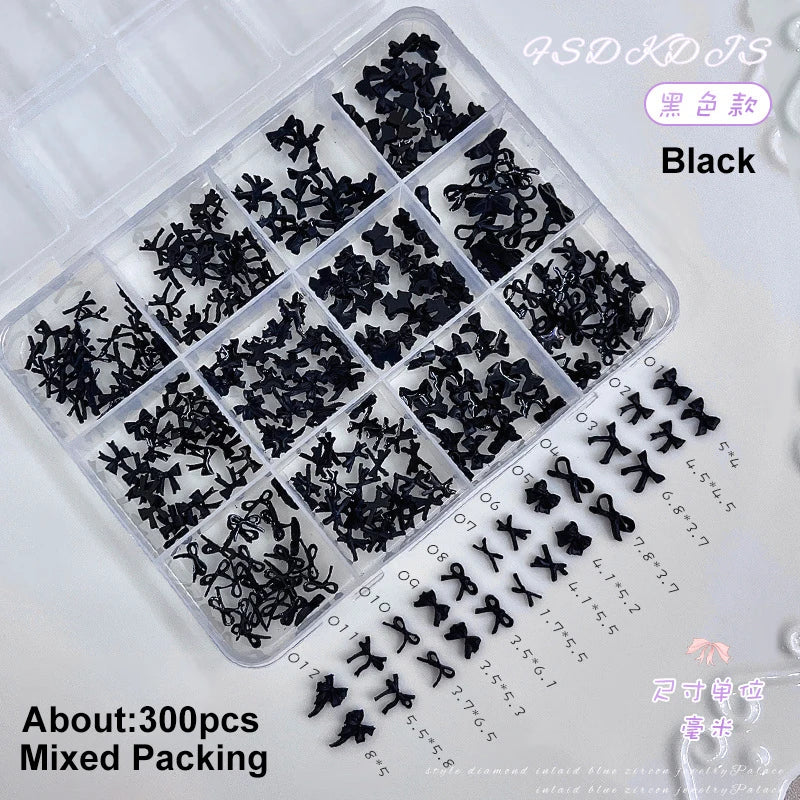 Ribbon Pearl Ball Nail Art Accessories Decorations Tools