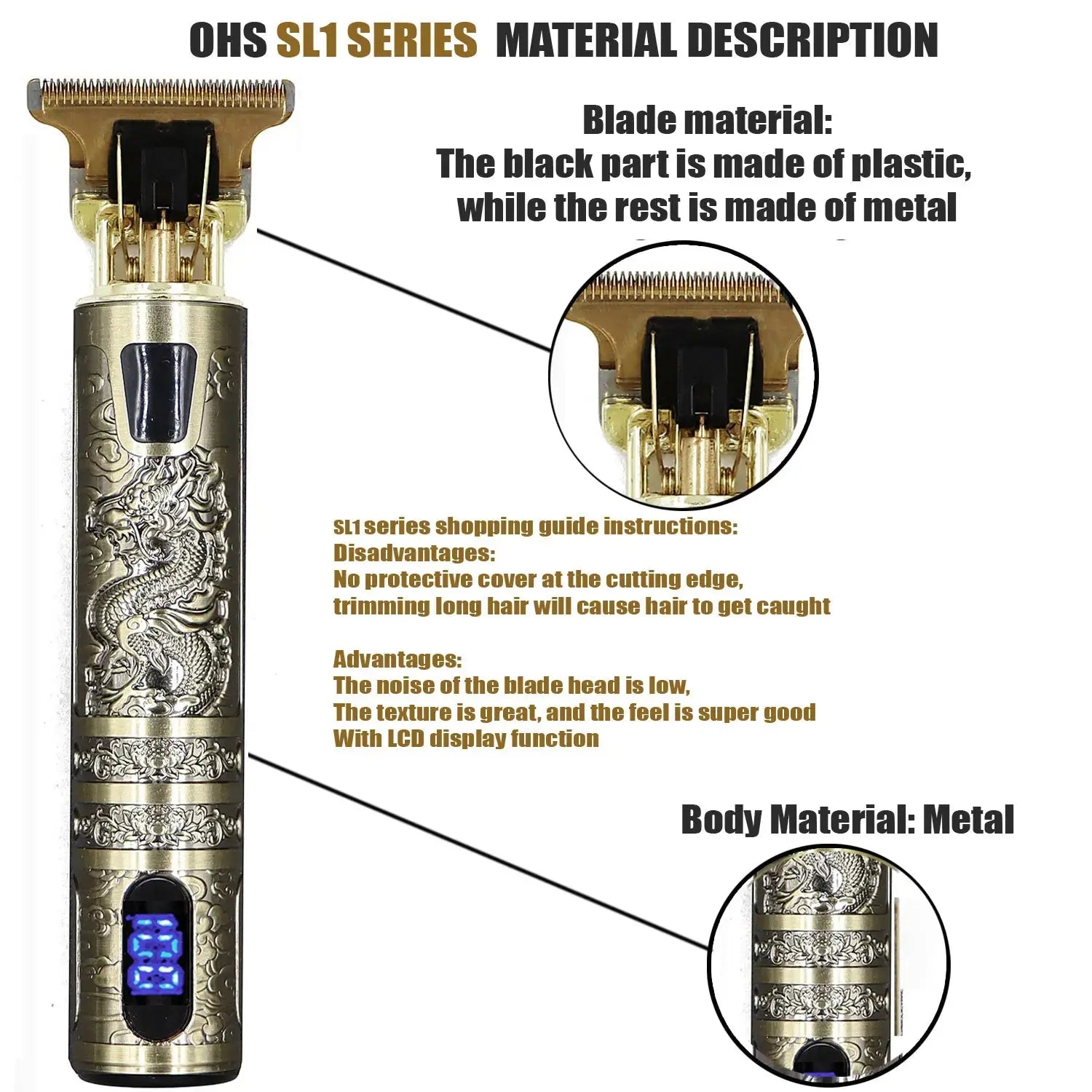 T9 Hair Clipper Repair Beard Shaving Body Hair Trimmer Clippers Electric Machine Men Haircut Machine 0mm Barber Shaver Smart_Life_Tech