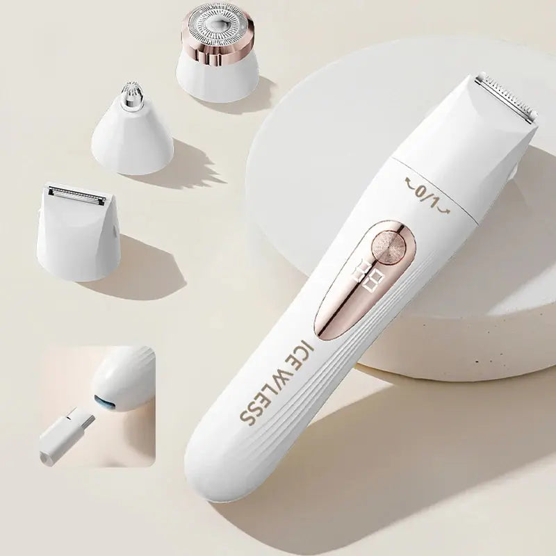 Multi functional shaver, USB charging with digital display, underarm hair removal device, women's eyebrow and nose hair trimmer Smart_Life_Tech