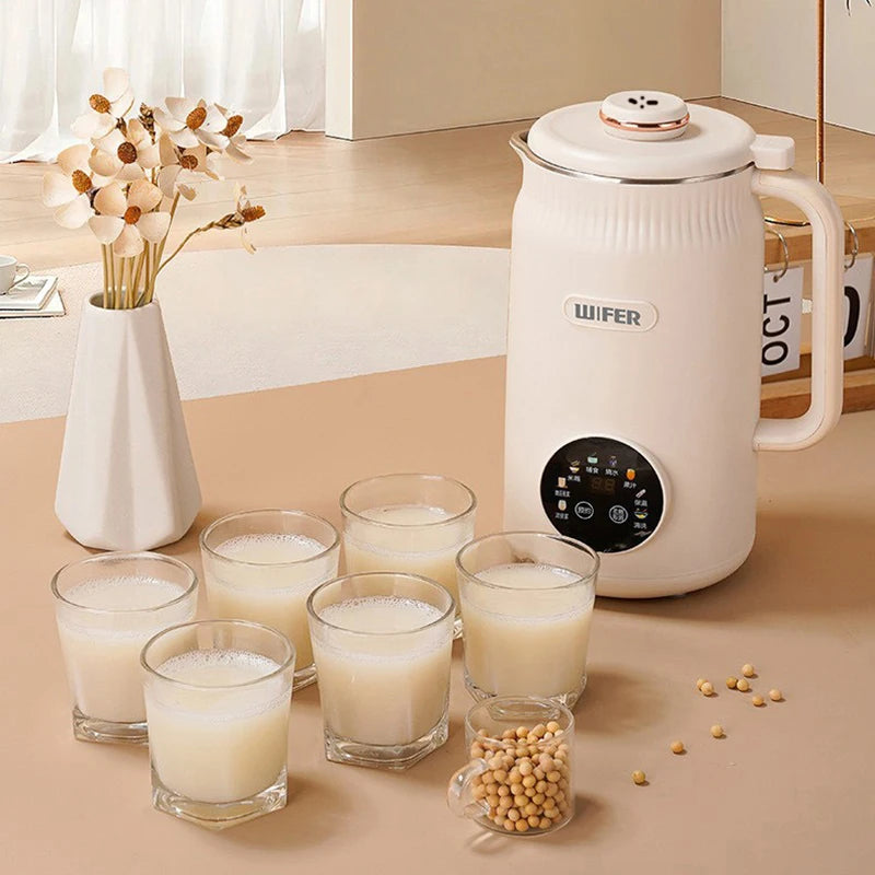 1200ML Electric Soybean Milk Machine Fully Automatic Intelligent Food Mixer Juice Machine 200V Electric Soybean Milk Machine