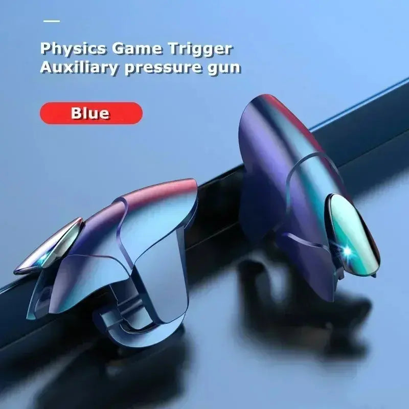 1Pair ABS Black Shark Mobile Phone PUBG Game Trigger Aim Shooting L1R1 Key Button Gamepad Joystick Controller for IPhone Android Smart_Life_Tech