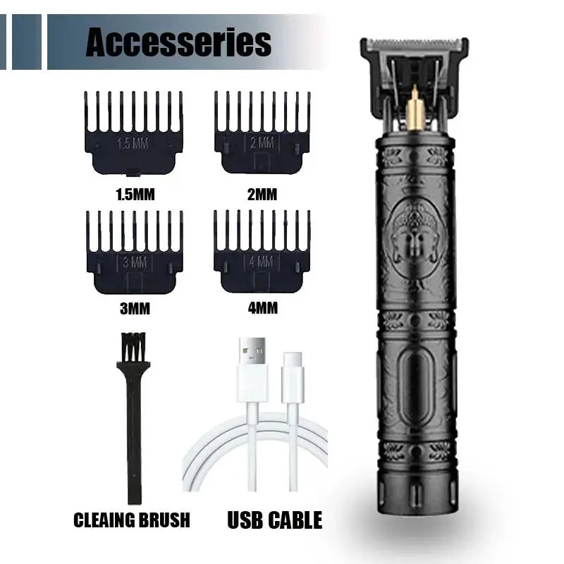 New！T9 Electric Hair Trimmer/Accessories | USB Professional Shaver | 0mm Bald Fade Cutting Machine Portable for Men Home Haircut Smart_Life_Tech